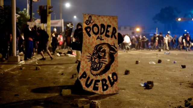 Manifestaciones en Lima, 14 de noviembre de 2020