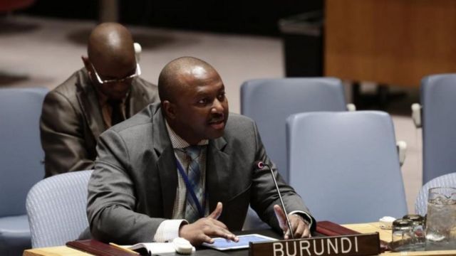 Bwana Shingiro yakunze kumvikana avugira leta y'u Burundi muri UN