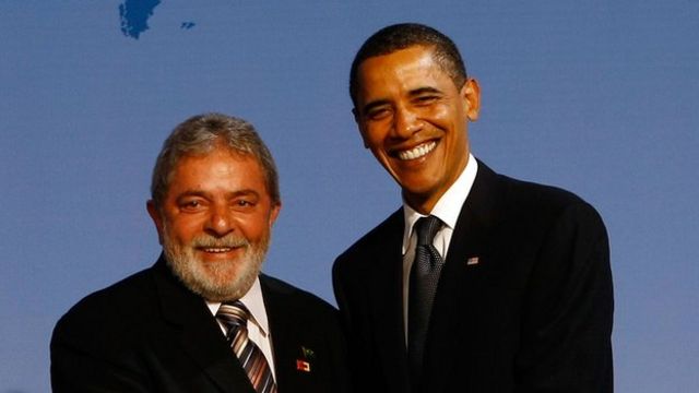Lula de Silva con Barack Obama