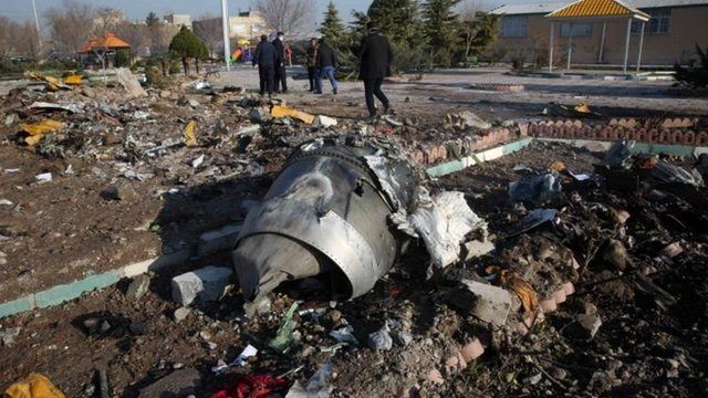 هواپیمای سرنگون شده اوکراینی