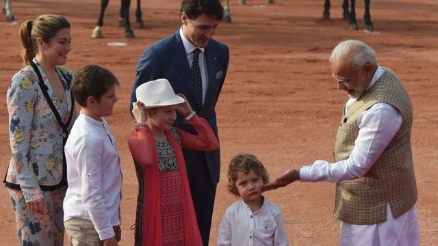 Hadrien Trudeau oo la kulmay Narendra Modi
