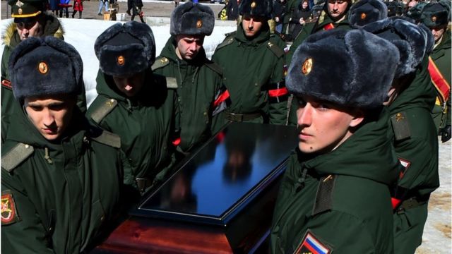 Rosyjski pogrzeb wojskowy
