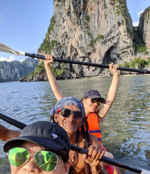 Kayaking in Railay Beach, Krabi