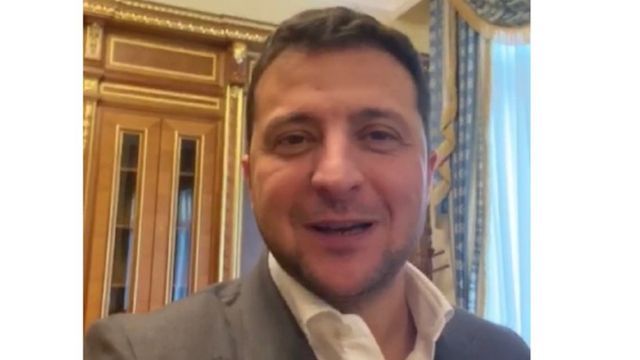 Кадр з відео президента