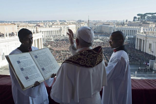 Папа Франциск с посланием Urbi et Orbi