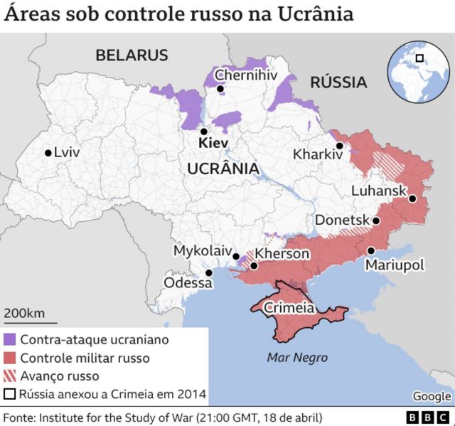 Como Está A Guerra Entre Rússia E Ucrânia Leia O Resumo Bbc News Brasil