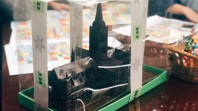 Шоколадна модель собору в Солсбері