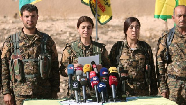 Курды и их союзники объявили о наступлении на "столицу" ИГ - Ракку - BBC  News Русская служба