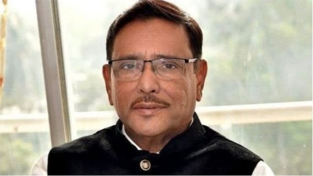 আওয়ামী লীগ নেতা ওবায়দুল কাদের।