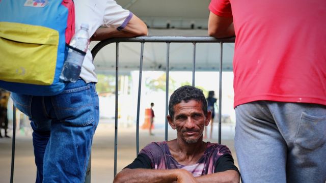 Migrantes venezolanos en un centro de alojamiento temporal en Boa Vista, ciudad del norte de Brasil.