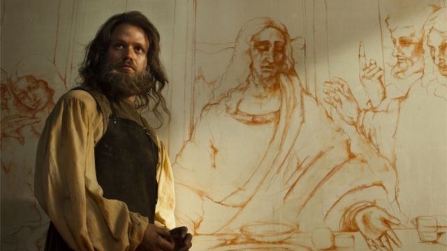 BBC2012年版本电视剧中塑造的文艺复兴大师达芬奇形象(photo:BBC)