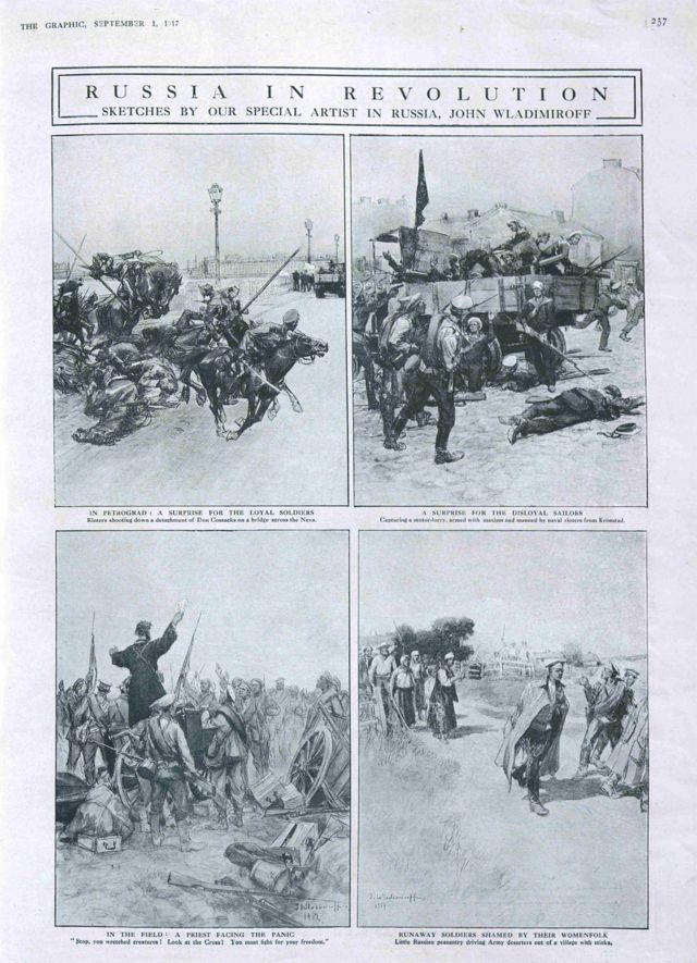 Газета The Graphic - 1917 год