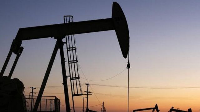 US oil rig