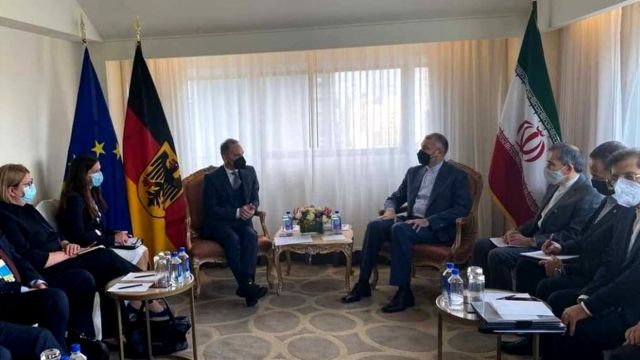 آقای عبداللهیان با هایکو ماس وزیر امورخارجه آلمان هم دیدار کرد