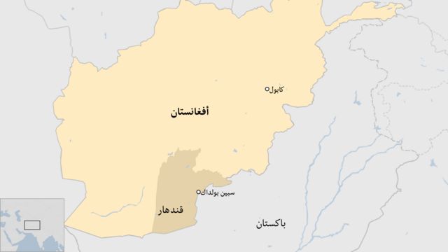 خارطة أفغانستان.