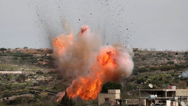 İdlib'de bombardıman