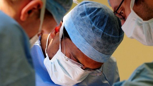 Surgeon operating