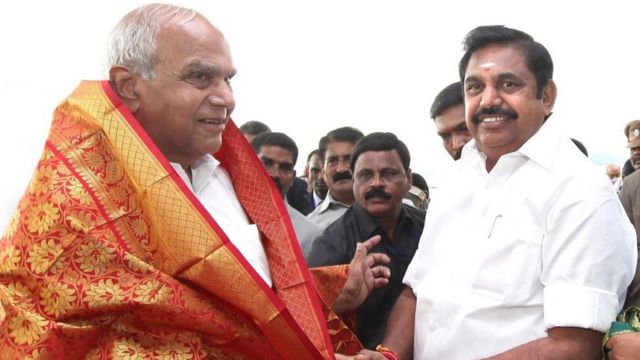 தமிழகத்தின் புதிய ஆளுனராக பன்வாரிலால் புரோஹித் பொறுப்பேற்பு