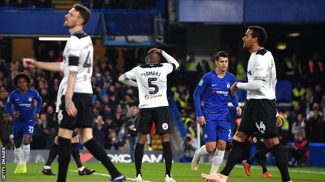 Derby players react to first own goal