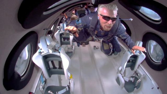 Richard Branson swung into gravity on July 11, 2021.