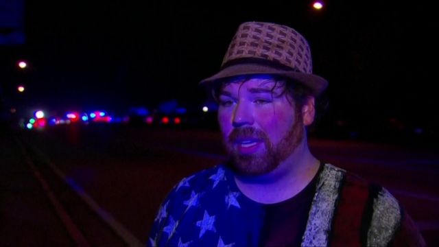 Christopher Hansen relembrou momentos de terror após homem abrir fogo em local na madrugada de domingo