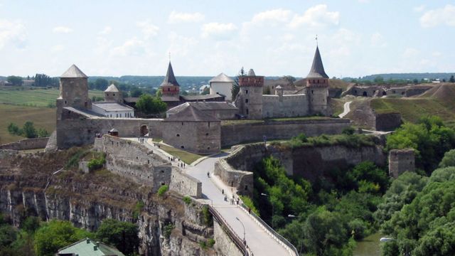 The old fortress, Kamianets-Podilskyi