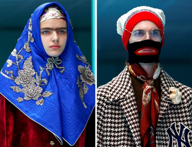 Delegation jazz Uden Milan Fashion Week: Models carry fake heads on Gucci catwalk - BBC News