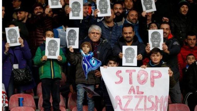 Koulibaly a été la cible de cris jugés racistes lors d'un match de son club contre l'Inter.