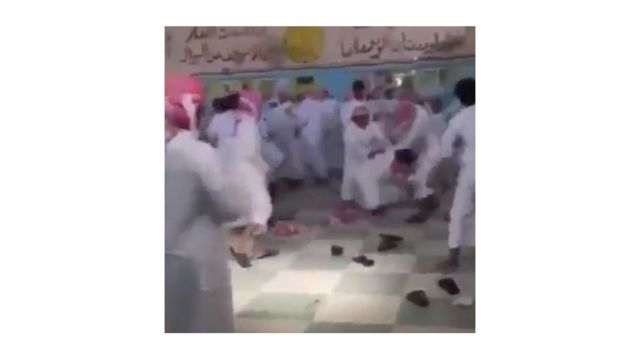 Saudi boys fight at school