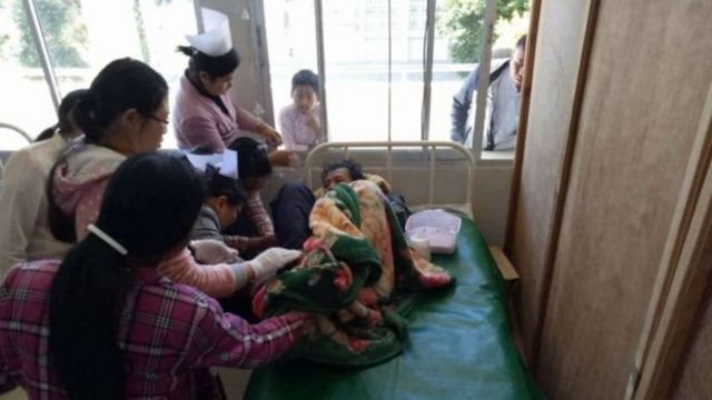 12 People were hit