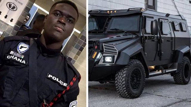 Ghana police officer killed and bullion van