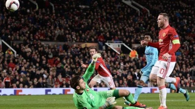 Wayne Rooney scoring