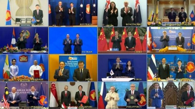 Fifteen countries form the new trade bloc