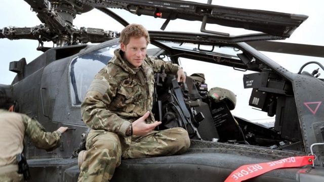 2012年哈里王子在阿富汗