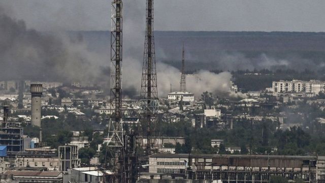 Severodonetsk'teki azot tesisi
