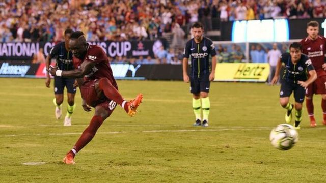 Sadio Mane yinjije penalite umugwi wa Manchester City