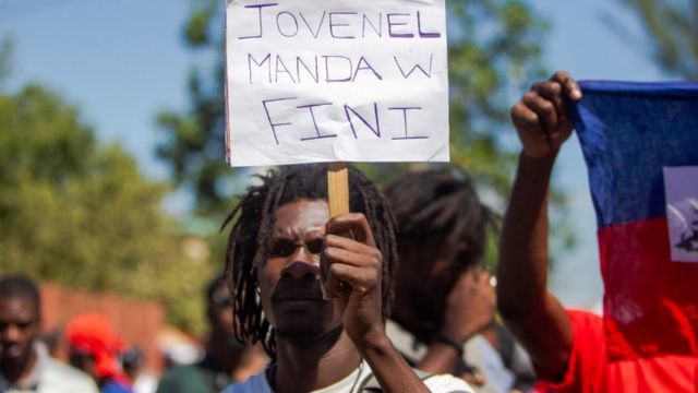 Protesta en Haití