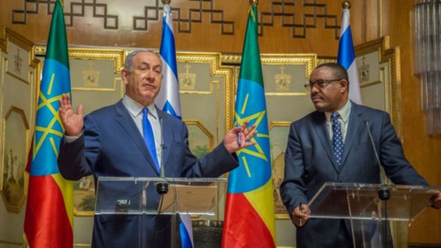Benjamin Netanyahu and Hailemariam Desalegn