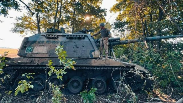 Среди трофеев украинской армии под Харьковом - разведывательный комплекс и  станция управления "Орланами". И это далеко не всё - BBC News Русская служба