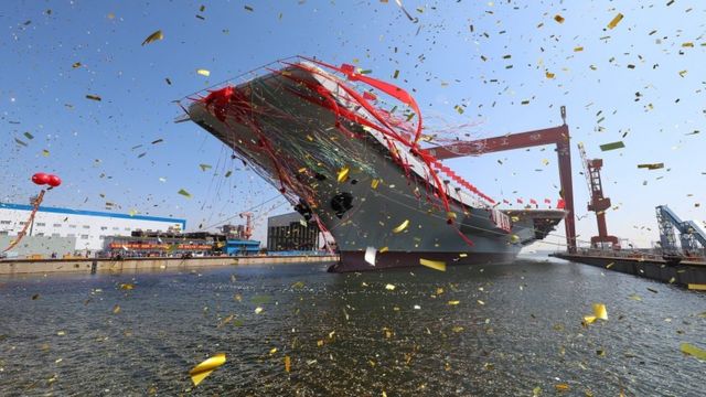 中國第二艘航母下水