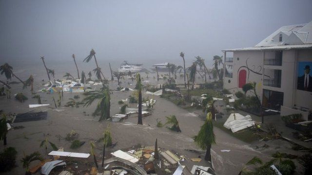 Irma Kasirgasi Nin Ardinda Biraktigi Yikimin Fotograflari Bbc News Turkce