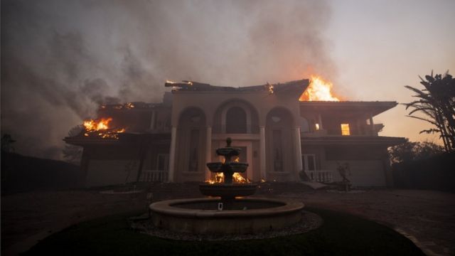 Incêndios florestais na Califórnia