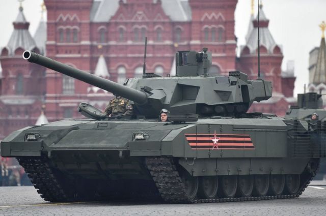 танк на красной площади