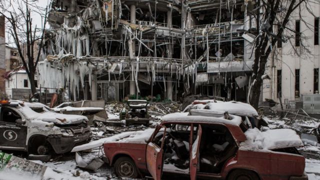 الدمار في خاركيف