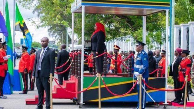 Tanzania President: Samia Suluhu Hassan Swearing-in Pictures Of ...