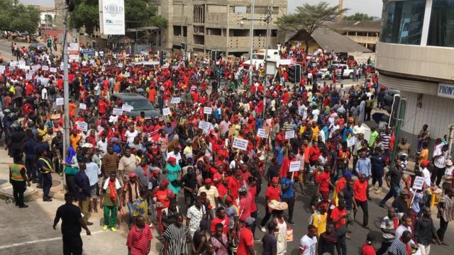 Ghana First Demo: Thousands Hit Streets Of Accra On Top Ghana-US ...