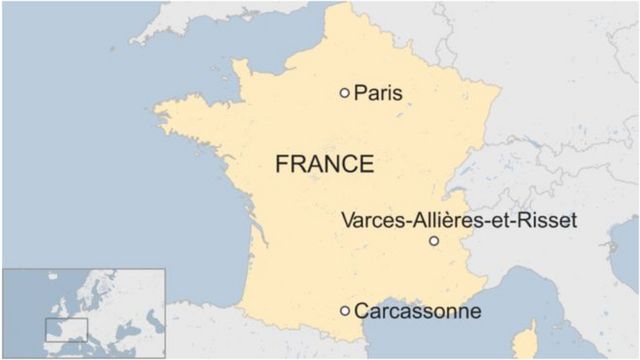 Varces-Allières-et-Risset waa halka uu weerarku ka dhacay