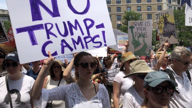 Hoa Kỳ, biểu tình, Trump, nhập cư