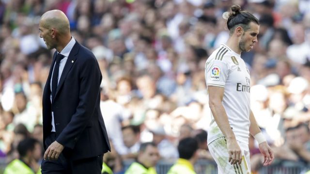 Gareth Bale da kocin Madrid Zinadine Zidane