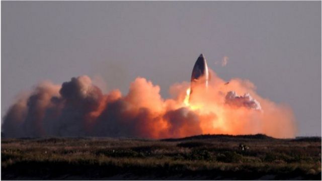 Spacex星舰试飞降落坠毁爆炸马斯克却感到满意 c News 中文